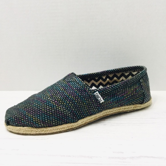 Toms Shoes - TOMS | Classic Rainbow Metallic Espadrille Flats